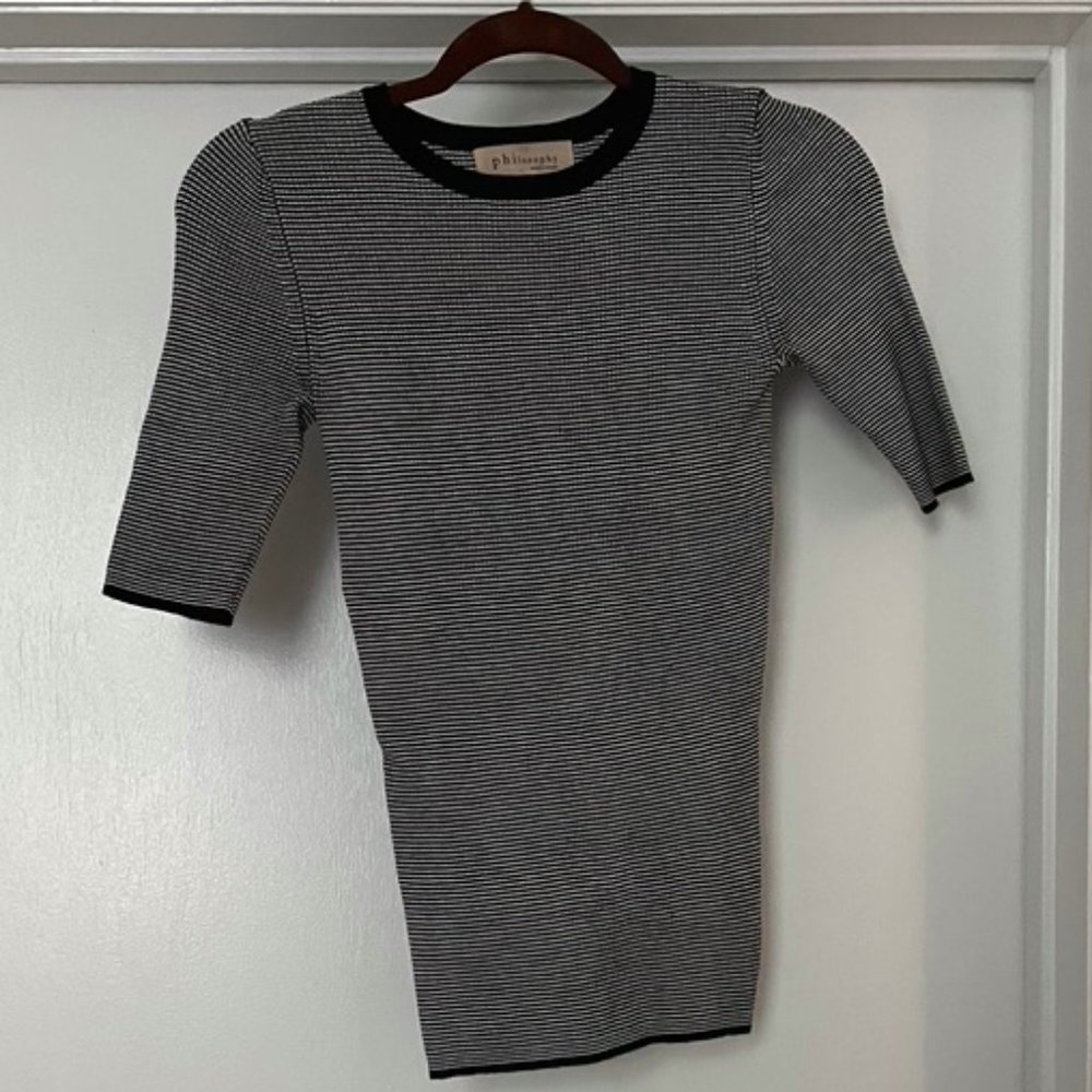 Philosophy Striped Knit Top